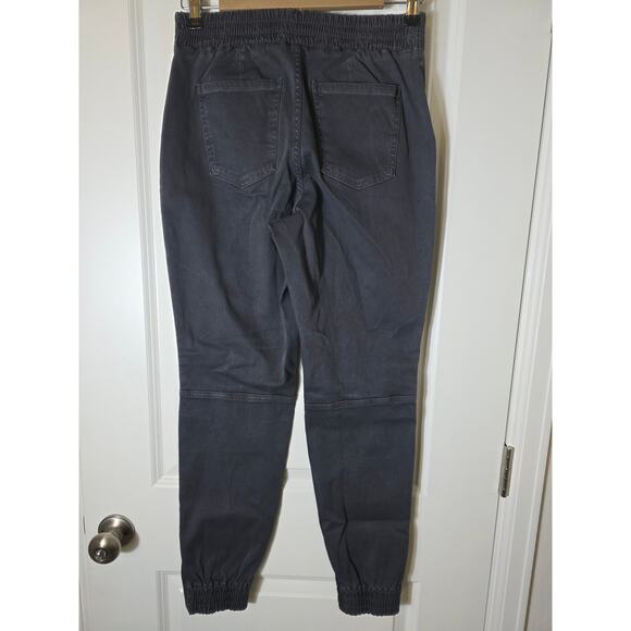 SPANX Black Fade Cargo Jogger Ankle Zipper Active Pants SZ M - Picture 2 of 11